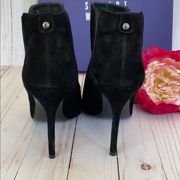 Stuart Weitzman Black Suede Apogee Boots/Booties - Picture 4 of 8